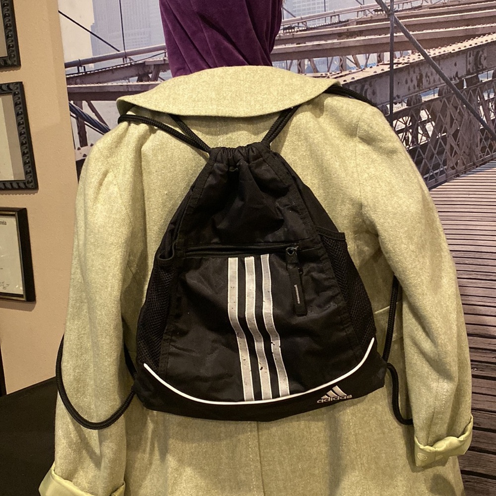Adidas Gym light Backpack with pocket size 17x14🎒🎒